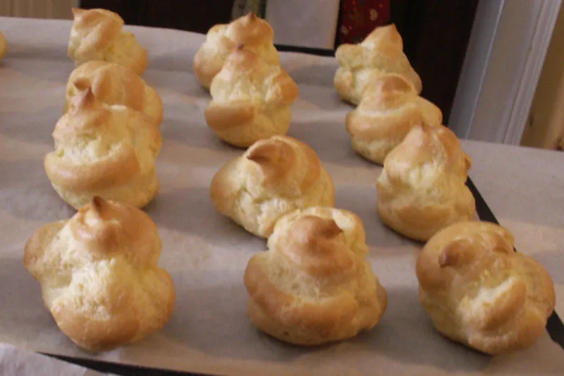 Choux Pastry for Cream Puffs