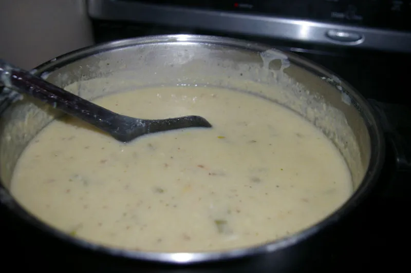 Creamy leek and Potato Soup